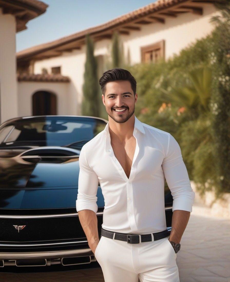 Shahzal Rehman With Luxury Car