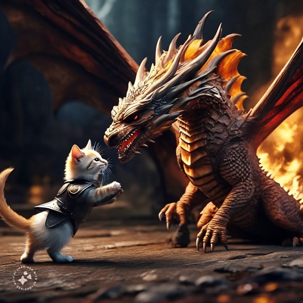 Dragon And Cat By Shahzal Rehman. Microsoft