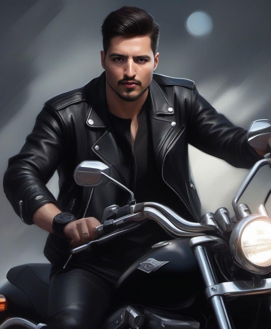 Shahzal Rehman on Bike